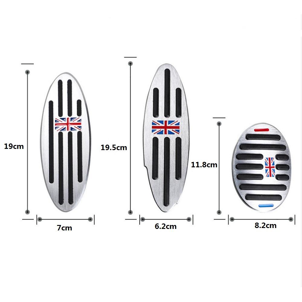 Auto Footrest Pedal Cover For MINI Cooper Countryman Accessories F60 R60 Clubman F54 R55 One R50 R53 R61 F55 F56 Automatic Gear