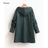 Fashion Women's Casual Coat Autumn and Winter New Loose Hooded In The Long Fashion Warm Velvet Coat