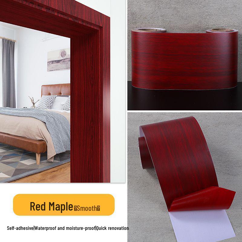 Self-Adhesive Wood Grain Door Frame Repair Trim Strip
