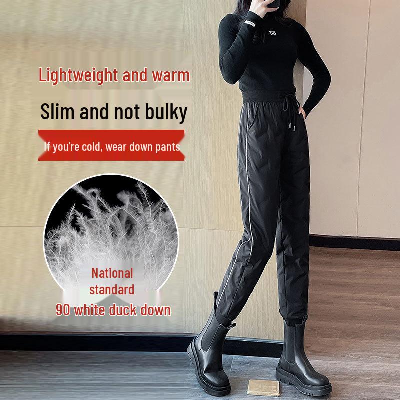 

Women s Winter Down Pants, Waterproof & Fleece-Lined for Cold Weather 3XL