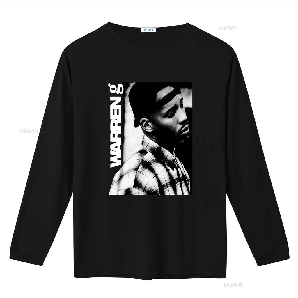 THE G WARREN Print T Shirt Hip Hop Style Available In Sizes S To 5XL Vintage Washed Breathable Streetwear Homme Stretched Soft