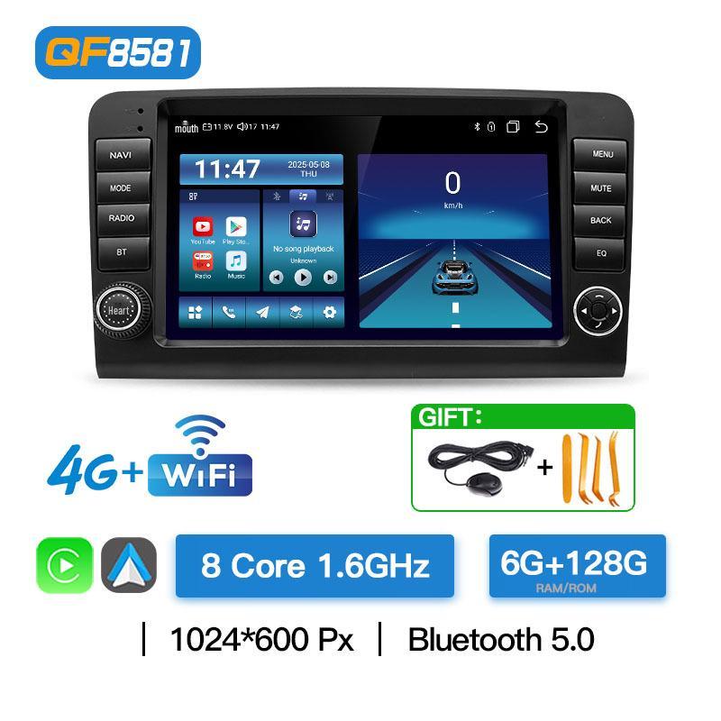 Mercedes-Benz ML-Class W164 Android Navigation & Reverse Camera System