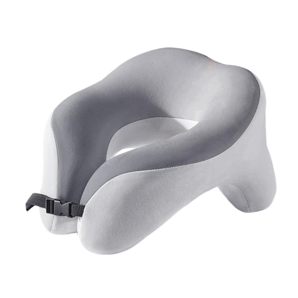 Upgrade Travel Neck Pillow Slow Rebound Memory Foam U-shaped Pillow Comfortable Soft Car and Airplane Neck Pillow Office Nap