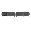 Black Fog Light Grill ABS Construction Quick Installation Easy To Install Wear-resistant Non-deformable Front Bumper Repair