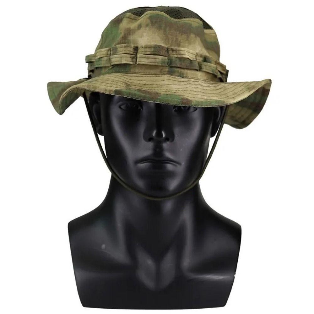 Breathable Bucket Benny Hats Large Brim Multicam Fishing Sun Cap Fisherman Hat Fishing