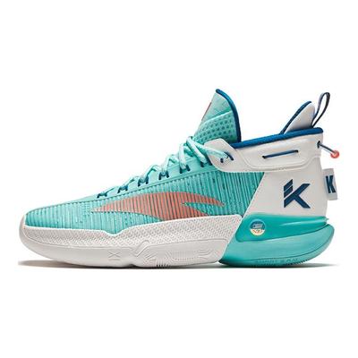 KT9 Støtdempende Slitesterke Lavsko Basketballsko Herre Sneakers Blå Hvit 112421101-1