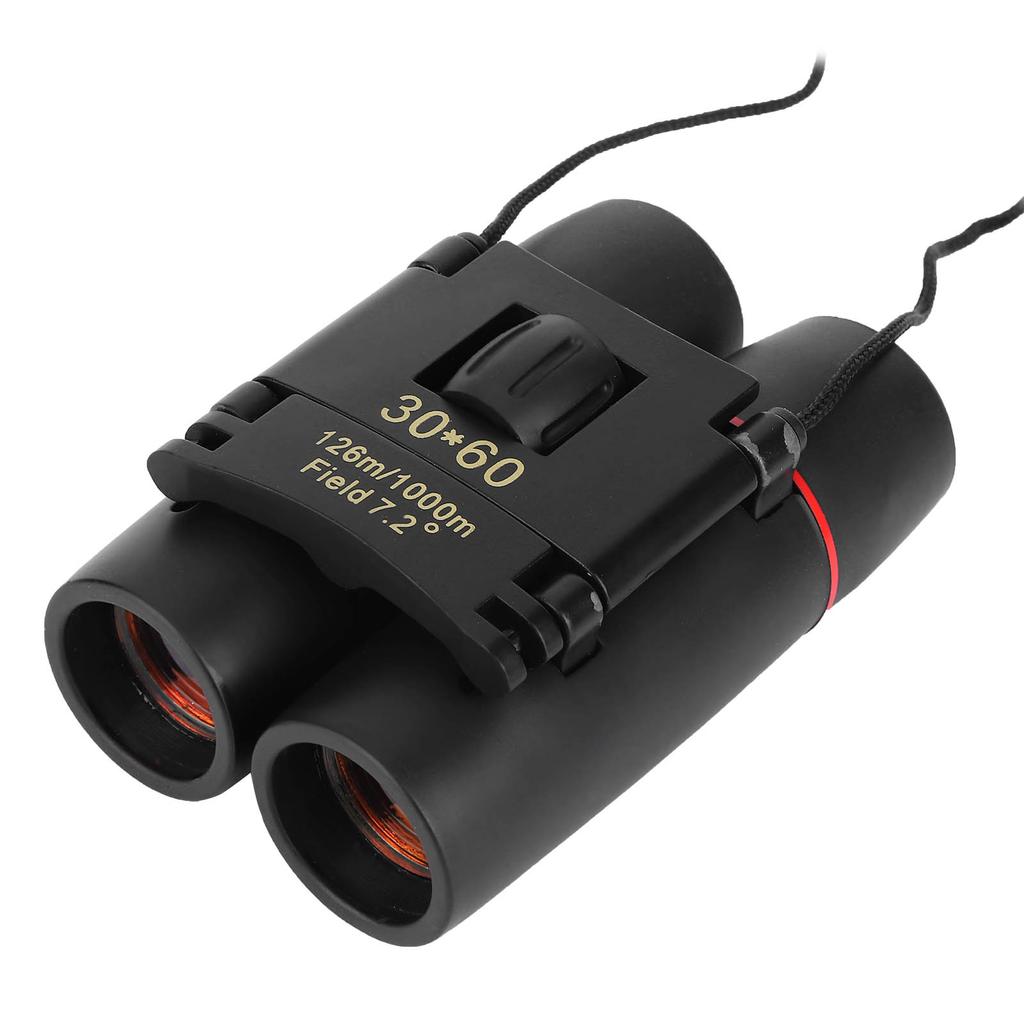 30x60 Zoom High Definition Folding Binocular Telescope for Outdoor Travel Bird Watching Hunting