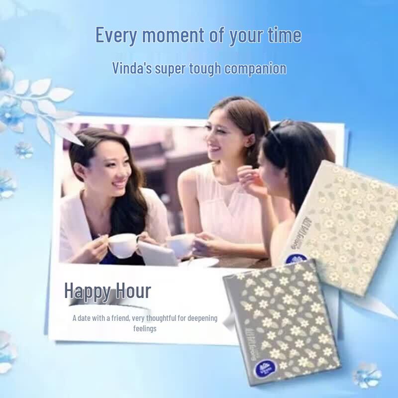 Vinda Ultra-Strong 4-Ply Unscented Facial Tissues