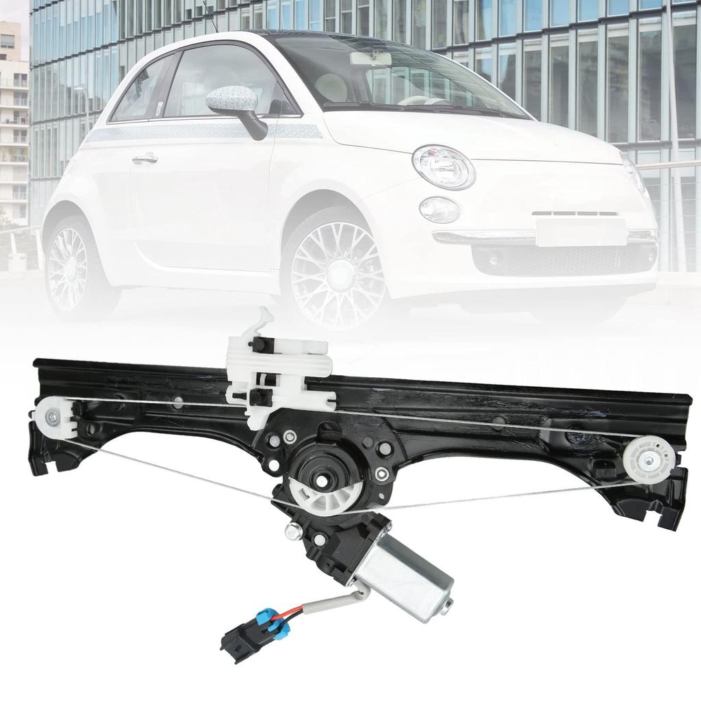 Automotive Interior Window Regulator Assembly Front Right Passenger Side 68070266Ad Replacement for Fiat 500
