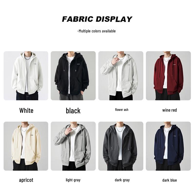 Mark Fairwhale Men's Solid Color Casual Hoodie