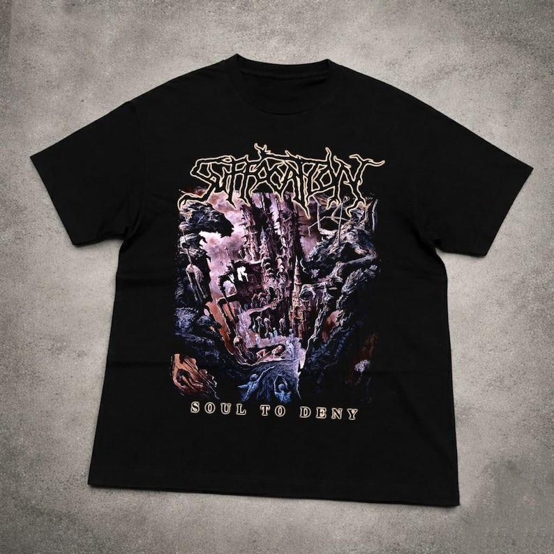Vintage Suffocation Band Souls To Deny Cotton S to 5XL Shirt ZL400 L
