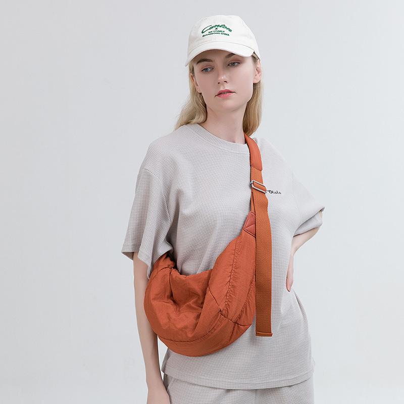 Große Kapazität Nylon Stoff Knödel Tasche Damen Tasche 2025 Neue Trend Ins Student Klasse Tasche Casual Schulter Umhängetasche