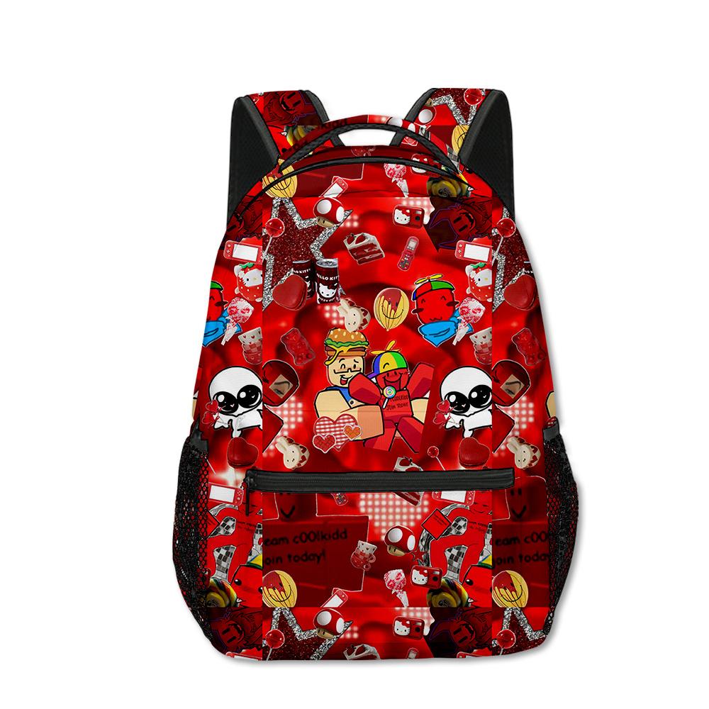 Cartoon Kpop Youthful Harajuku School Bags Unisex Gubby Plush Travel Bags 3D Print Oxford Waterproof Notebook Shoulder Backpacks