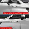 For Toyota Alphard Vellfire 40 Series  2024 ABS Front Side Foliage Leaf Fender Vent Air Outlet Body Trim Auto Accessories