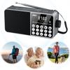 Wireless FM Portable Radio LED Digital Display Support TF Card MP3 Player USB Drive LCD Display Speaker