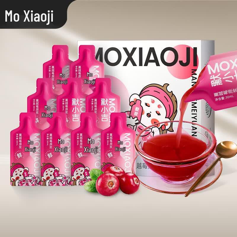 Qilixiang Mo Xiaoji Cranberry Puree Drink, 7-Pack
