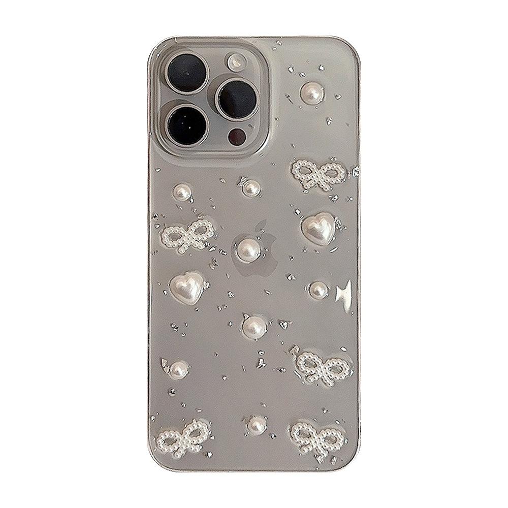 Pearl Bow Phone Case For Iphone 16/15/14/13/12/11