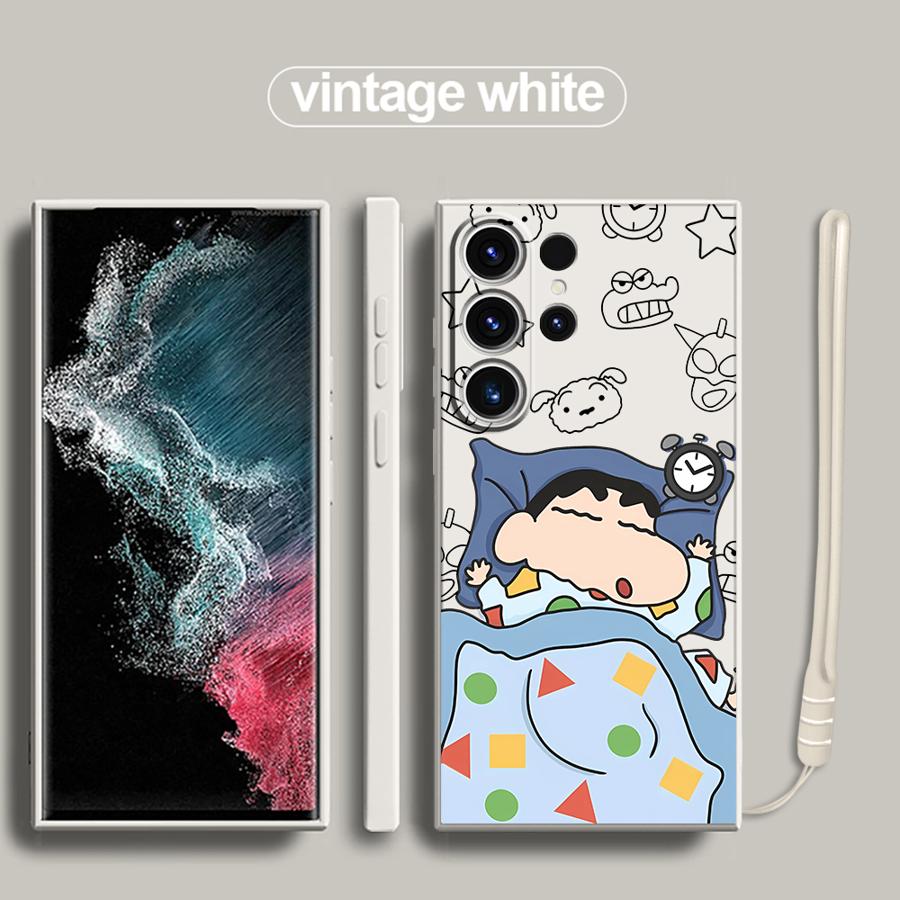 Crayon Shin-chan Phone Cover Case for Samsung Galaxy S25 S23 Note 20 10 Ultra S22 S20 FE S21 Plus S25Edge S24 Ultra