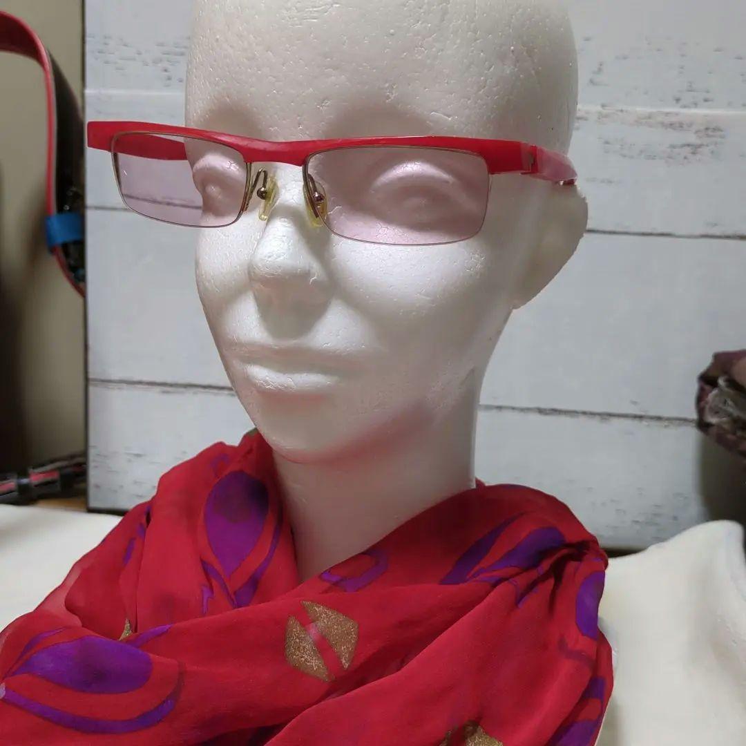 Used alain mikli red glasses