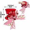 Cross-border Hot-selling Foldable Candy Bow Christmas Tree Topper Star Decorations