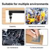 New L Type 1/4 Hexagon Screwdriver Bit 90 Degree Double End Handle Black 6.35mm Wrench Tool For Matching Bits Set