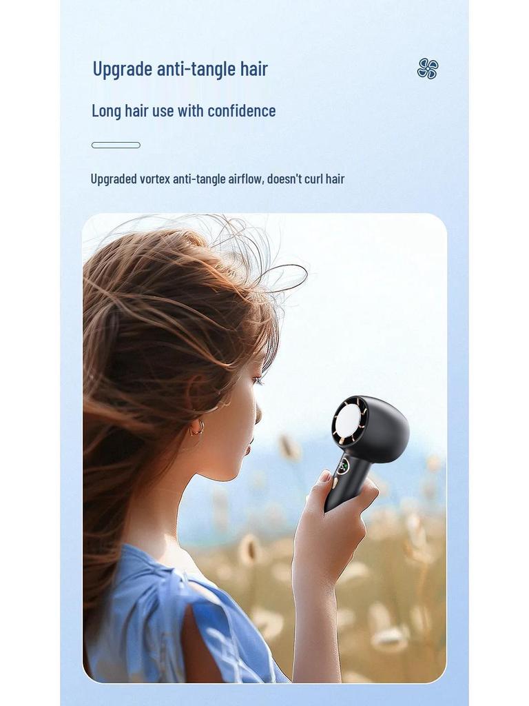 Portable USB Cold Compress Handheld Fan for Outdoor Travel and Sports