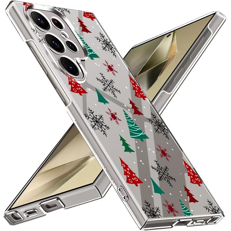 

Cartoon Christmas Case For Samsung Galaxy S25 Edge S24 Ultra S23 S22 Plus S21 FE A54 A15 A35 A55 A16 A26 A36 A56 5G Funda Gift Galaxy A54 5G
