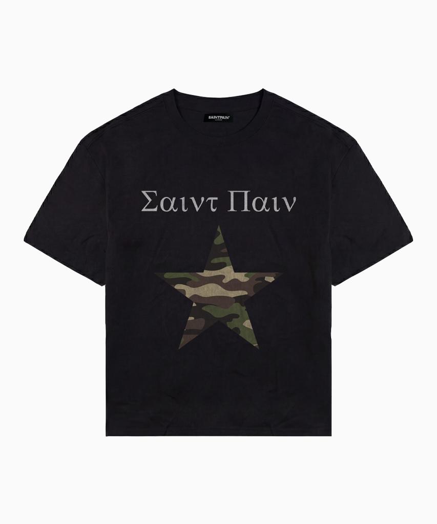 SAINTPAIN Sp Star Heavyweight Crop Short Sleeve Tee Black