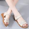 Women Summer Flats Sandals Outdoor Dressy Open Toe Casual Girls Big Size Black Sandals