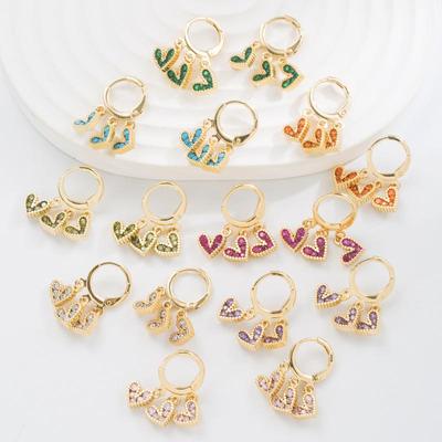 Women's Hoop Earring Bohemian O Shaped Creative Rice Beads Exaggerated Accessories Earrings