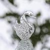 White Swan Crystal Decoration Crystal Crystal Handicrafts New Home Swan Decoration  Room