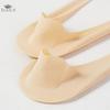 Women Ice Silk Boat Socks Non Slip Heel Summer Invisible Socks Pure Cotton Thin Socks