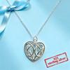 925 Sterling Silver Charms Heart Pendant Necklace for Women, Fashion Brands, Hot Party, Wedding Jewelry Gifts
