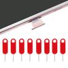 10x Sim Card Tray Removal Eject Pin Key Tool Stainless Steel Needle Universal