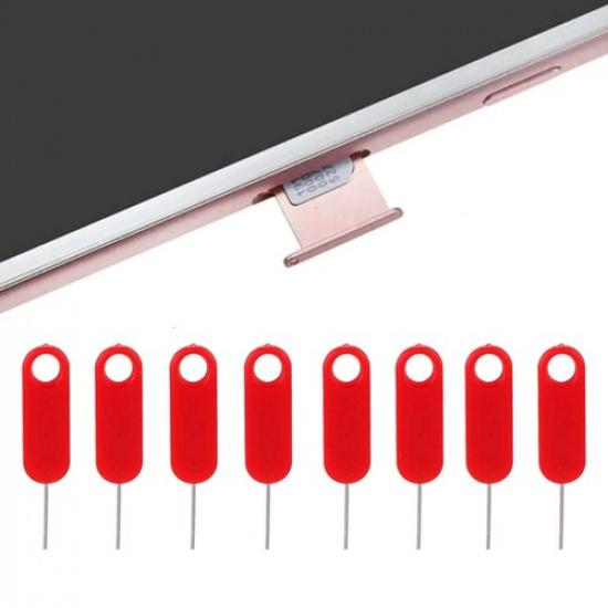 10x Sim Card Tray Removal Eject Pin Key Tool Stainless Steel Needle Universal