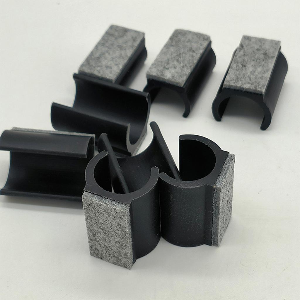 10 szt. Ślizgaczy do Krzeseł do Krzeseł Wspornikowych Chronią Podłogę i Redukują Hałas dzięki Wytrzymałym Podkładkom z Filcu do Codziennego Użytku