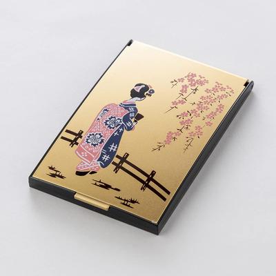 HORIUCHI MIRROR - Healing for the Soul - Maki-e Mirror - Maiko (Geisha Apprentice) - Napure Mirror - Maki-e (Japanese Lacquerware) - Traditional Craft