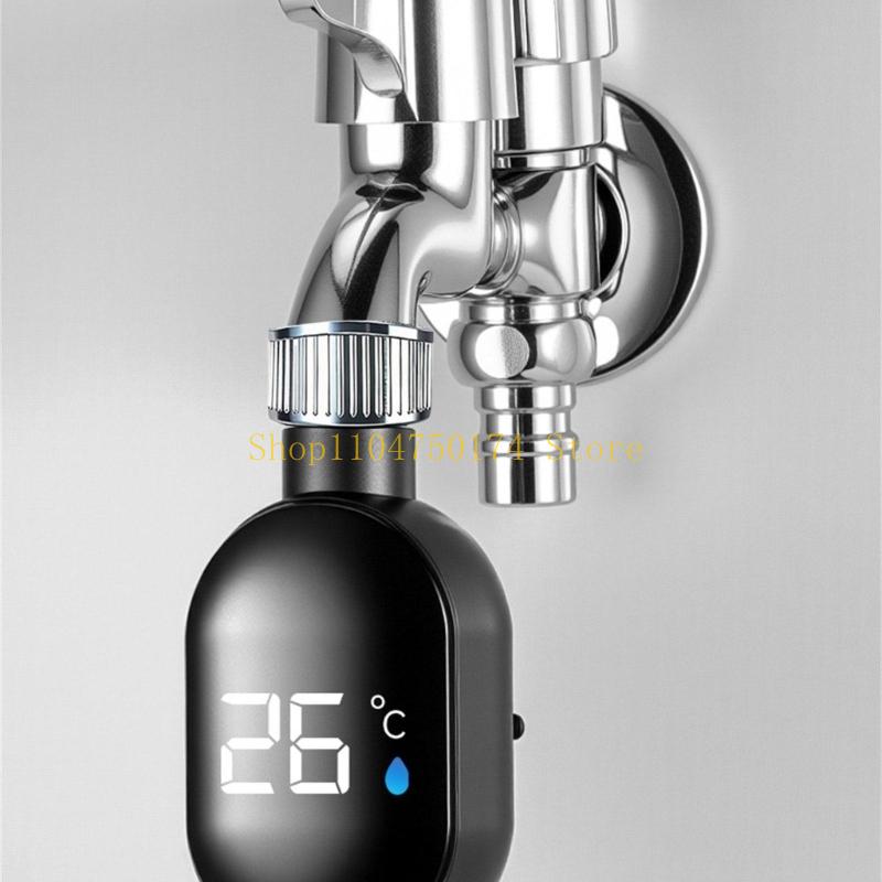 Schnell reagierendes Thermoduschkopf-Display Echtzeit-Wassertemperatur-Tracking Starkes Stahl-Badezimmerzubehör Top-Angebot