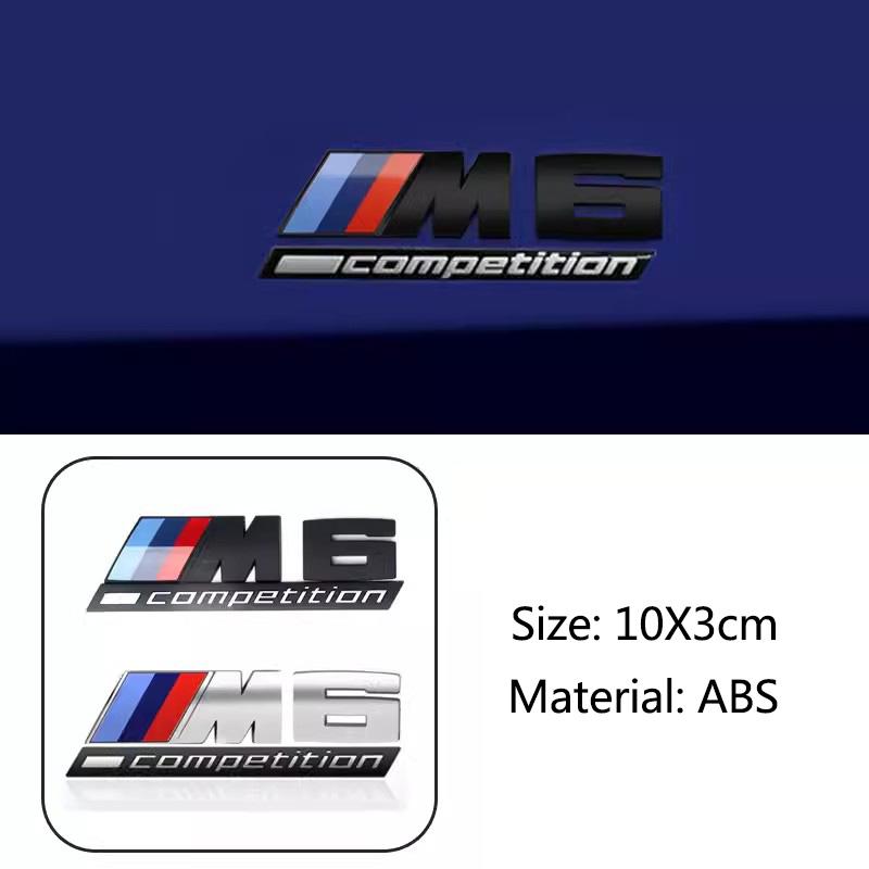 BBIW3 For BMW Thunder Edition M1 M2 M3 M4 M5 M6 M7 M8 X3M X4M X5M X6M 3D Car Body Side ABS Badge Emblem Body Rear Trunk Decor Stickers