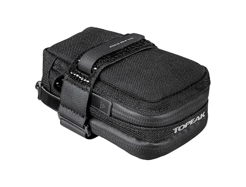 Topeak Elementa Gear Bag, Bicycle Saddlebag with Tools, Black