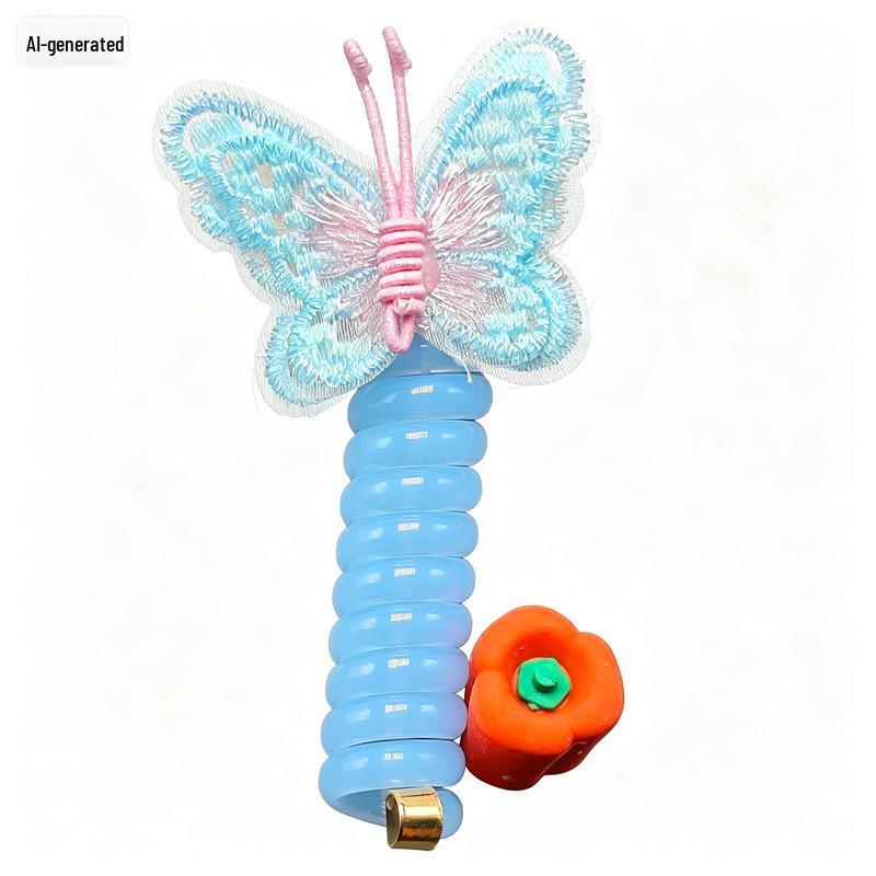 Candy-Colored Thick Bracelet-Style Hair Ring: Extra-Large Korean Rubber Band and Spring Headband Ornament