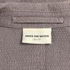 Dries Van Noten Linen Blend Tailored Jacket 38 Purple Women Used