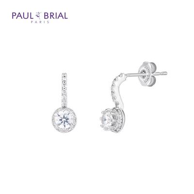 PAULBRIAL [SILBER] PFSE0003 (WG) Volumen Glanz Ohrringe