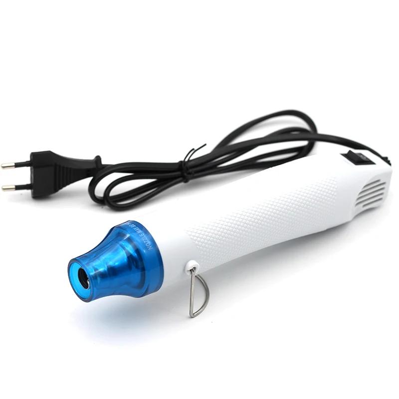 DIY Using Heat Gun Electric Power Hot Hair Dryer Soldering Wrap Blower Heater Shrink Plastic Heat Gun Repair Tool 200℃ 300W