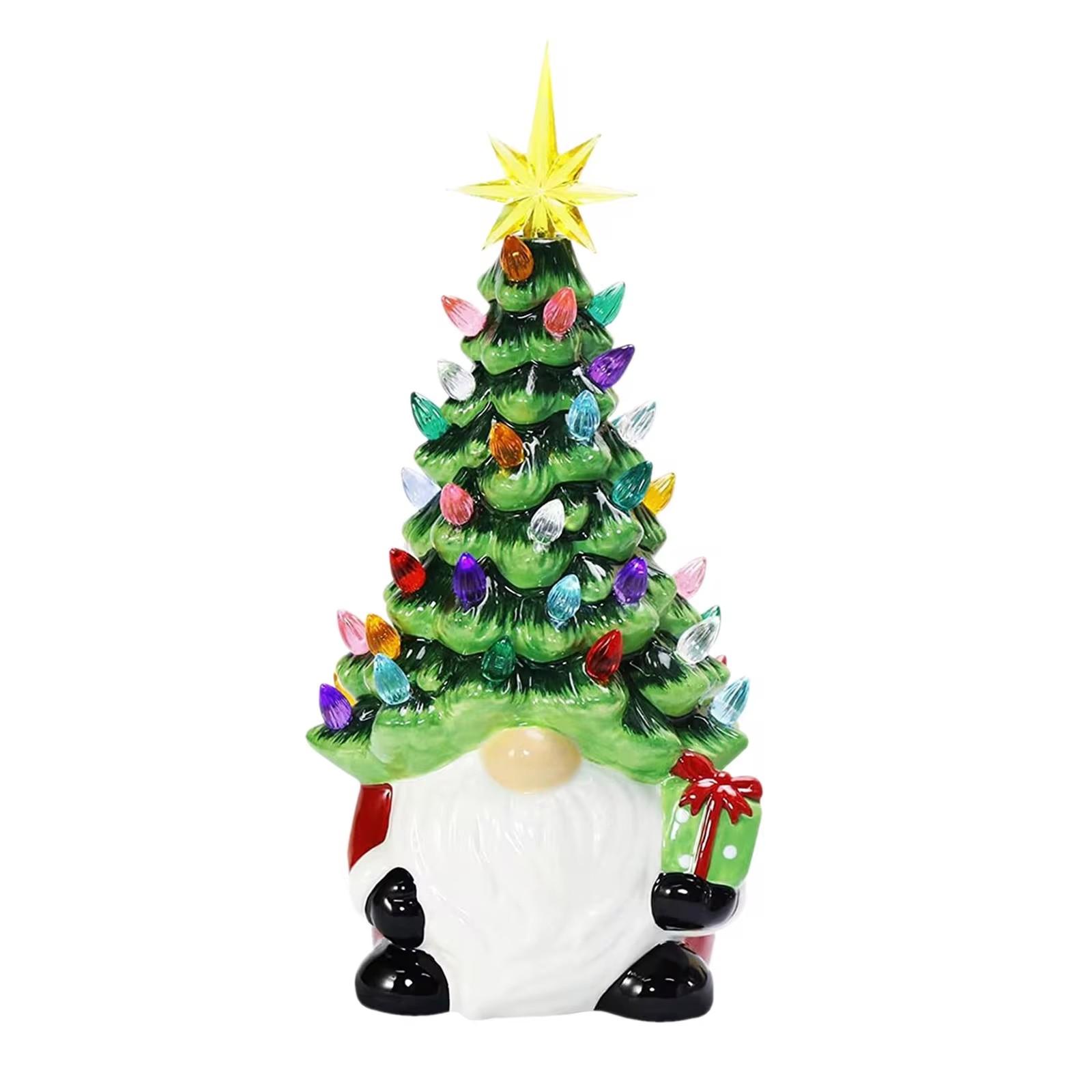 

Glowing Dwarf Christmas Tree Christmas Ornaments 6.3 Inch Dwarf Christmas Tree With 30 Multi-Colored Lights 1 Piece 2025 16cm зелёный