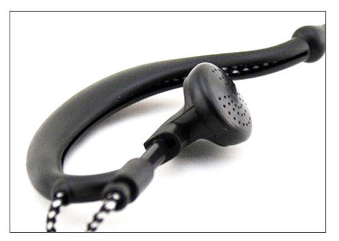2-Pin Earpiece Headset with Microphone for Radio Walkie Talkie