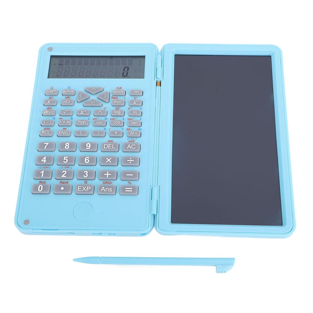 Desktop Scientific Calculator 2 Line Display with 6 Inch LCD Writing Tablet Foldable Calculator for