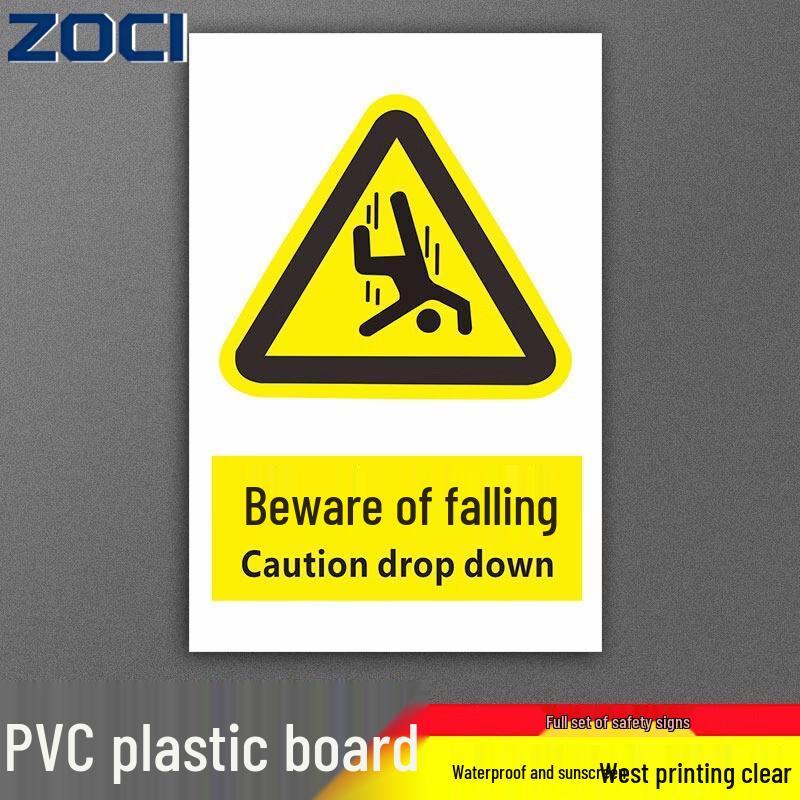 ZOCI PVC Warning Sign 20x30cm
