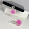 Heart-Shaped Phone Charging Port Dust Plug, Mobile Phone Decorative Pendant, Suitable For IPhone/Type-C Connectors