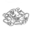 10PCS 12x33mm DIY Hardware Accessories Rotating Dog Buckle Zinc Alloy Bag Hook Buckle Key Ring Chain Jewellry Making